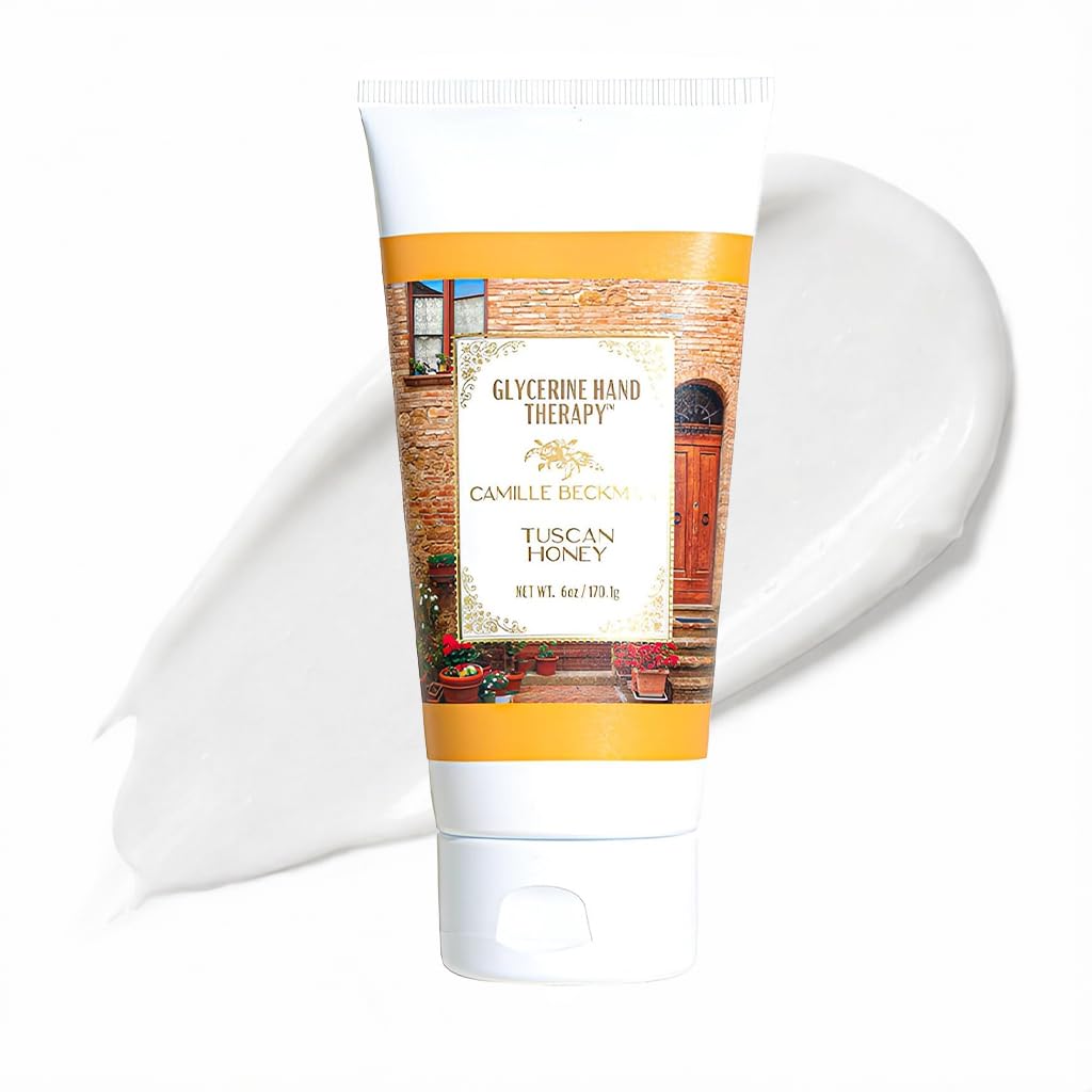 Camille Beckman Glycerine Hand Therapy Cream, French Vanilla, 8 - Camille Beckman