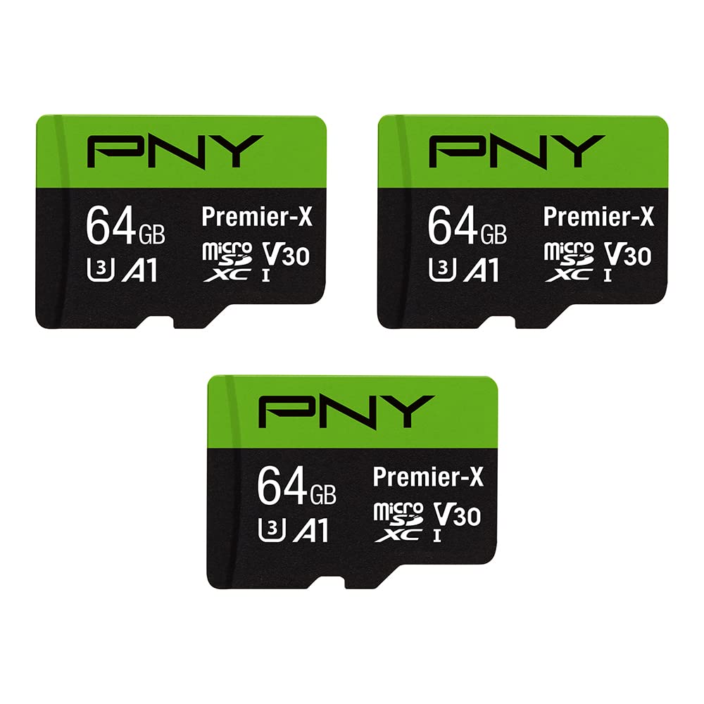 PNY 128GB Premier - X C10 U3 V30 A1 microSDXC Flash Memory - PNY Official Product View 9