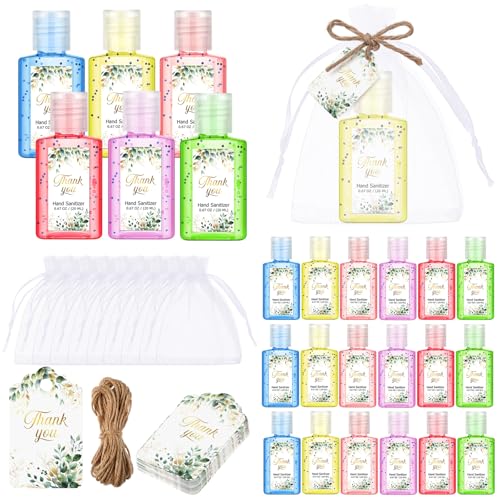 Frienda 72 Pcs Thank You Hand Sanitizers Gift Set Eucalyptus - Frienda Official Imagery - 1