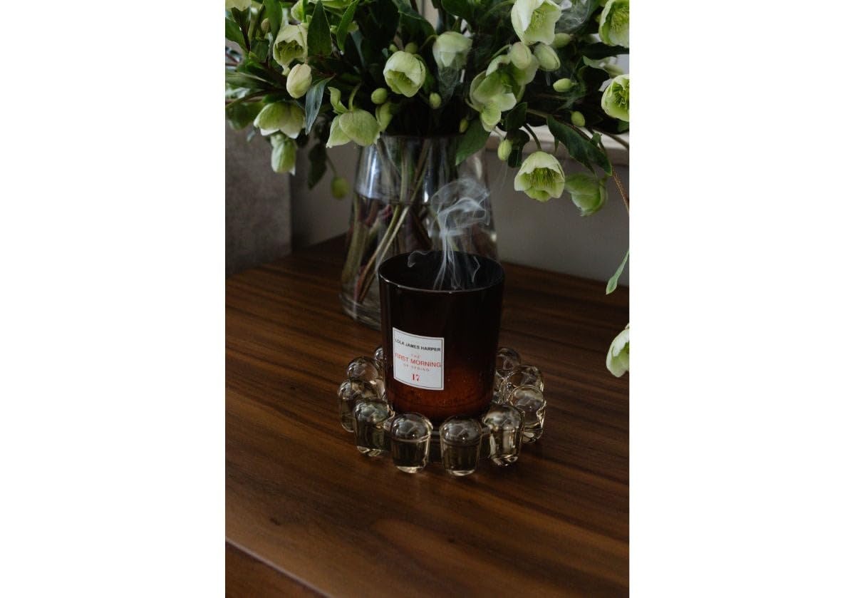 Home Collection Original Smoky Glass Small Bubble Candle - Alice Lane Official Imagery - 8