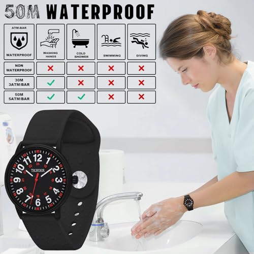 Nurse Watch for Nurse Medical Professionals Students Women Men, - Product Imagery