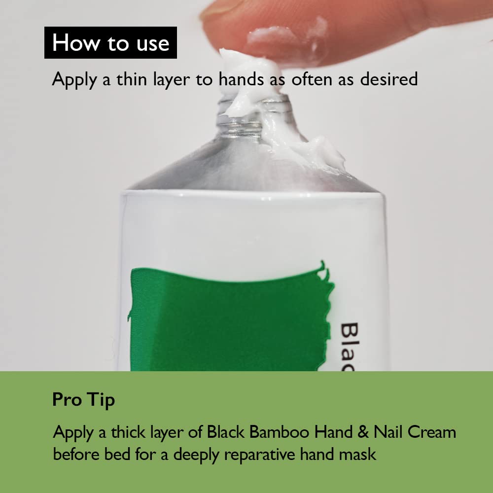 HARUHARU Black Bamboo Hand & Nail Cream, 1.69 fl.oz, Nourish & Calm, Vegan - HARUHARU Official Product View 8