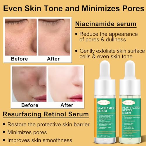 Lifting & Firming Anti-Aging Skin Care Set Kit for Women - Product Imagery