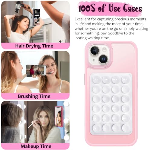 LvShuLiangPin Anteel Silicone Suction Phone Case Mount, Silicon - Product Imagery