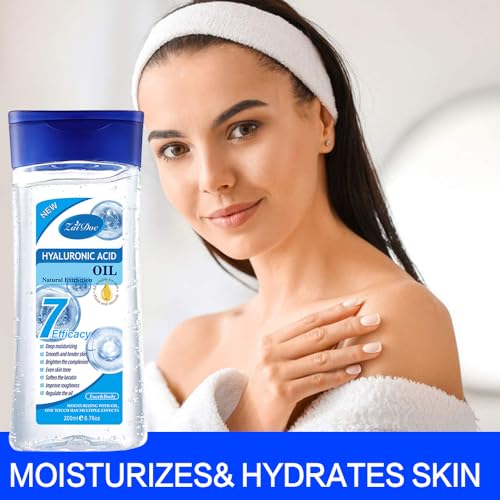 2-Pack Hyaluronic Acid Massage Oil, Body Massage Oil for Body & - Product Imagery