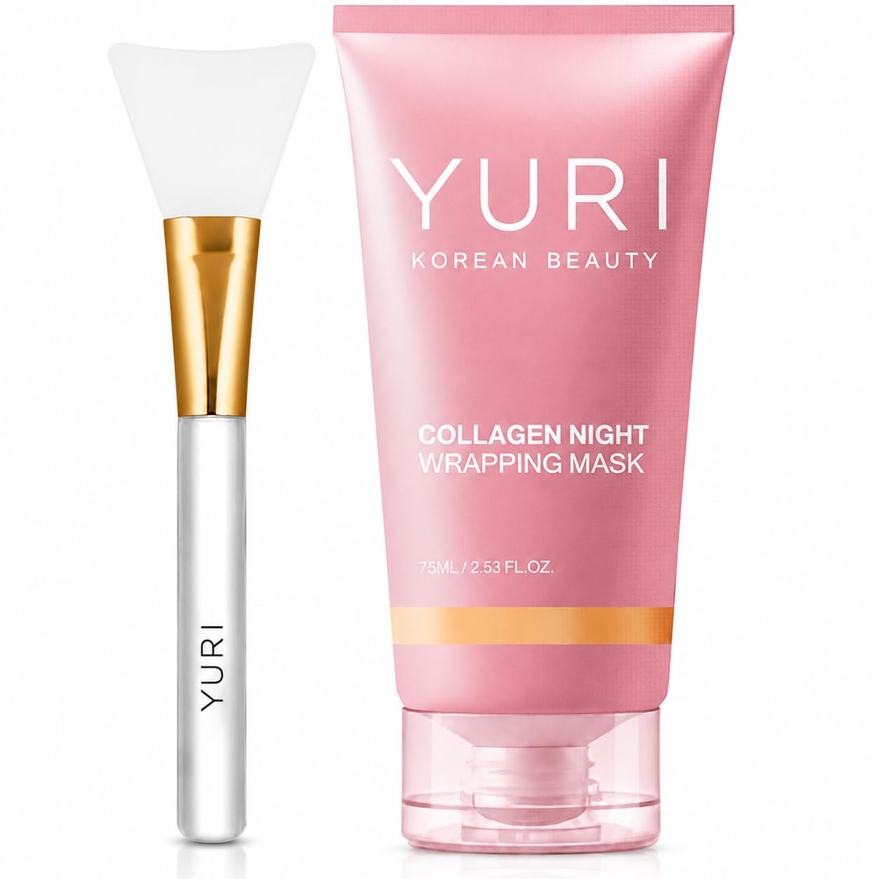 YURI Collagen Night Wrapping Mask, Overnight Peel-Off Face Mask, - YURI Collagen Mask