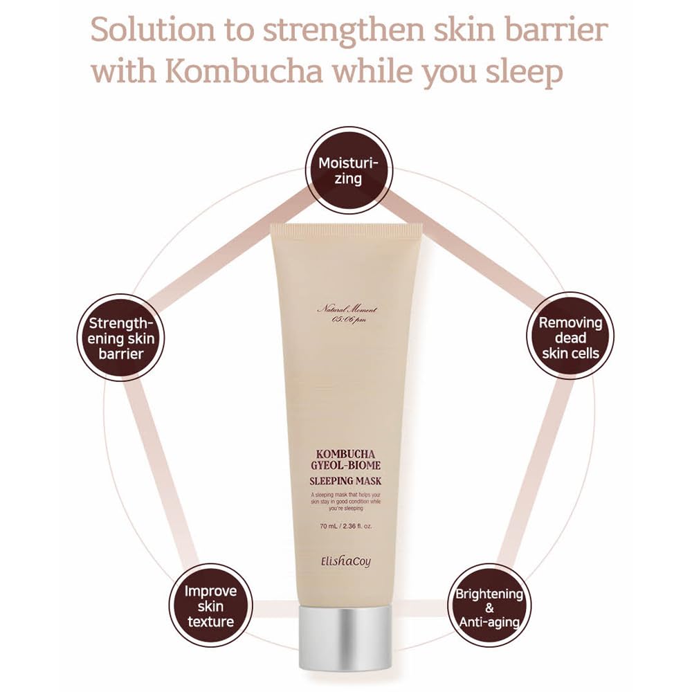 [Elishacoy] Kombucha Gyeol-Biome Sleeping Mask 70 ml / 2.37 fl - Elishacoy