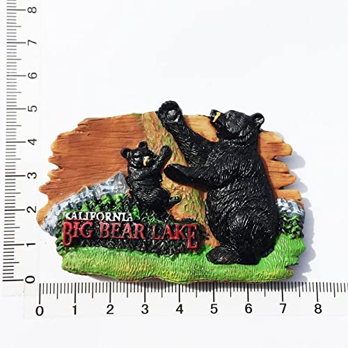 Big Bear Lake Los Angeles 3D USA Fridge Magnet Souvenir - Product Imagery