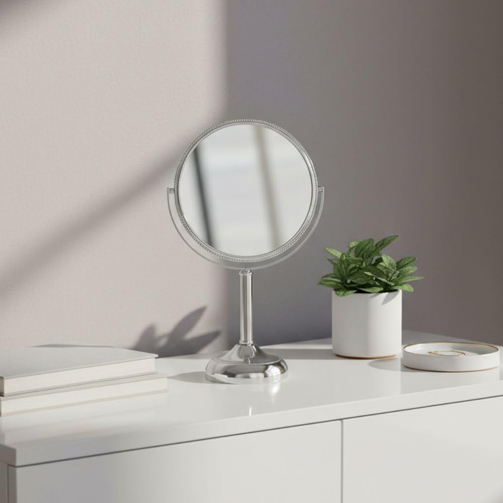 JERDON 6 Tabletop Makeup Mirror - JERDON Official Imagery - 6