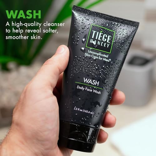Tiege Hanley Daily Face Wash for Men, Cleanser, Fragrance-Free, - Product Imagery
