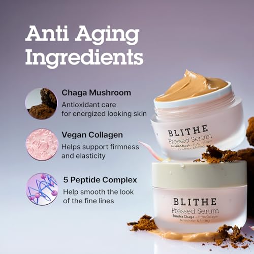 BLITHE Pressed Serum Tundra Chaga | Korean Moisturizer | Anti - Product Imagery