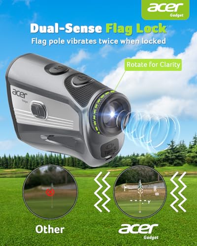 Acer Pro Golf Rangefinder with Slope Switch, Pin Lock Vibration, - Product Imagery