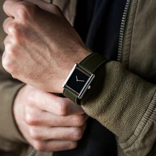CILOA Watches for Men Unique Rectangle Relojes para Hombres - Product Imagery