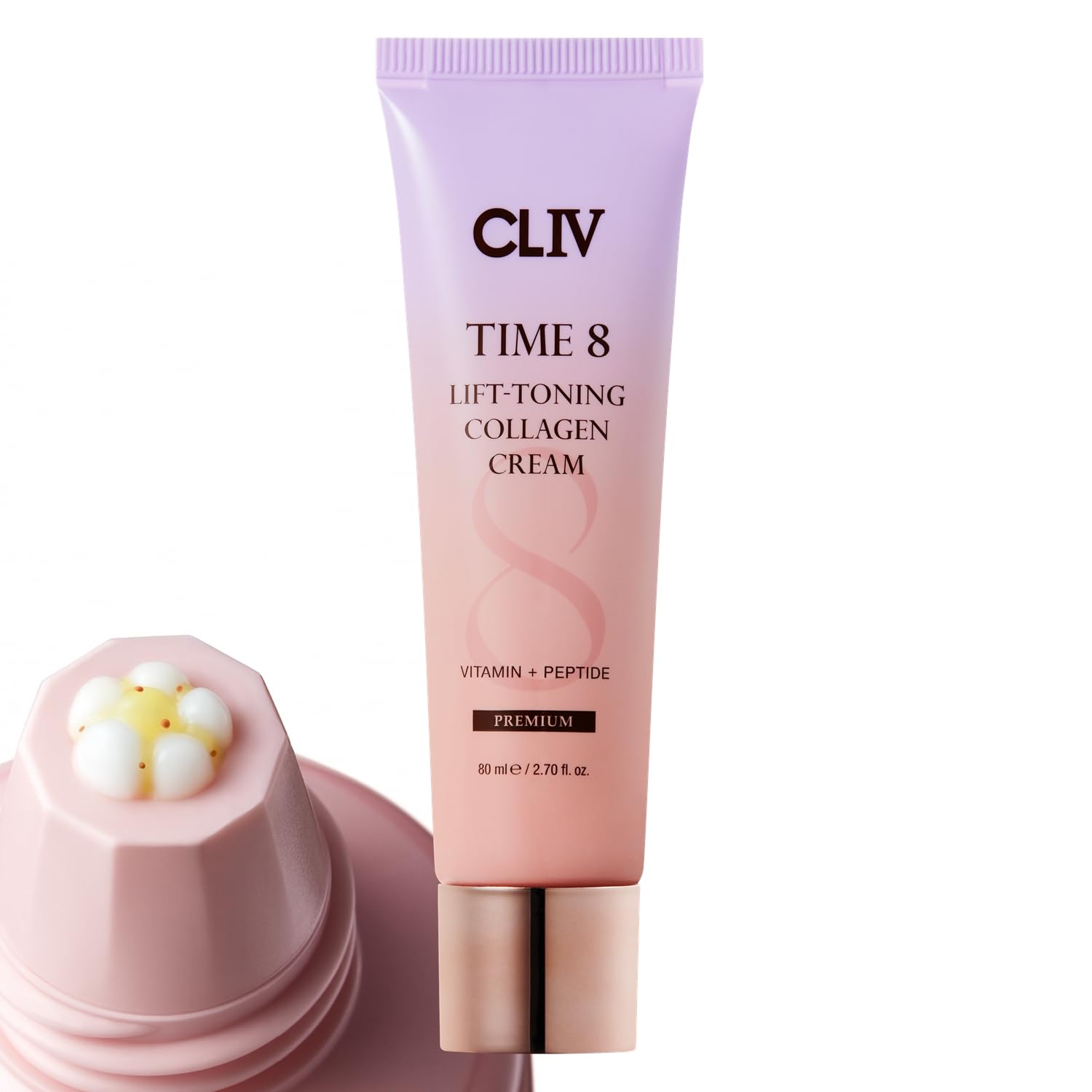 Time 8 Lift Toning Collagen Cream – Korean Skincare Hydrating - Product Imagery