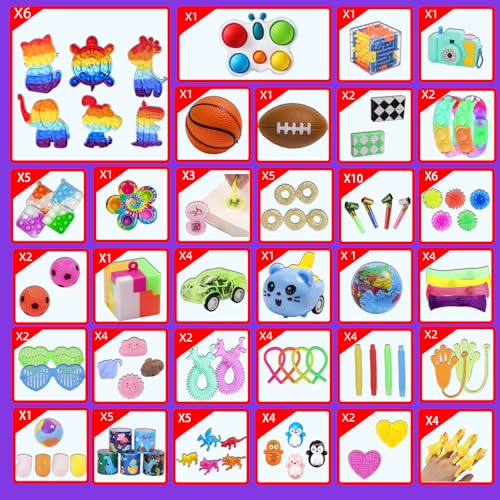 1000 Pcs Party Favors for Kids, Fidget Toys Bulk, Birthday Gift - Product Imagery