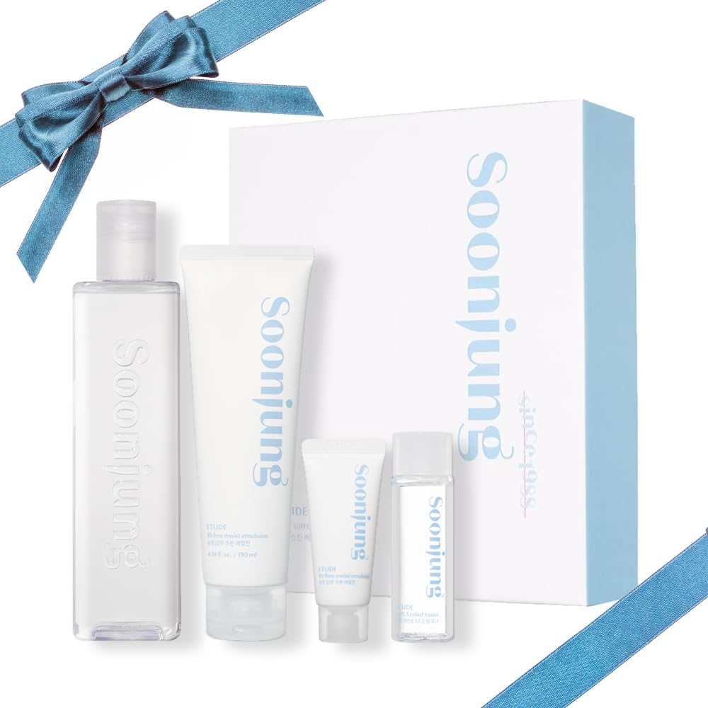 ETUDE SoonJung Korean Toner and Face Emulsion Skin Care Set - ETUDE
