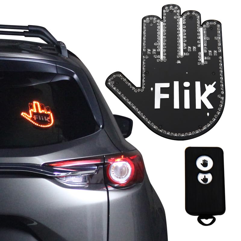 Flik THE ORIGINAL Middle Finger Light - Give The Bird & Wave to Drivers - Hottes - Flik Official Product View 1
