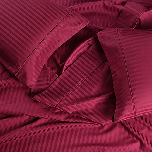 Royal Hotel Twin XL Sheets Set, 600 Thread Count Cotton Sateen, - Product Imagery