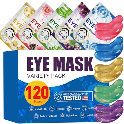 120 Pairs Under Eye Patches Hydrating Eye Mask For Puffy - Vetuslumen Official Imagery - 1