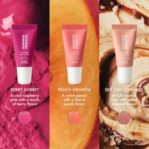 Summer Fridays Sweet Summer Minis Lip Balm Trio (0.35 Oz, 3 Ct) - Product Imagery