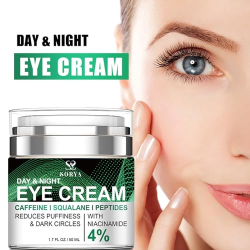 SORYA Caffeine Eye Cream for Dark Circles & Puffiness - Product Imagery
