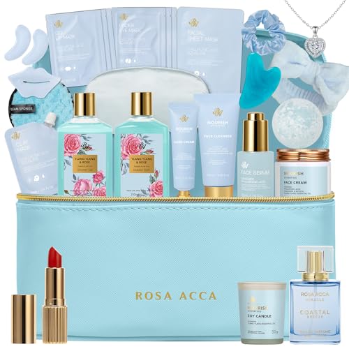 25 Pcs Mother s Day Gift Bath Body Gift Basket Set for Women - RA ROSA ACCA Official Imagery - 1