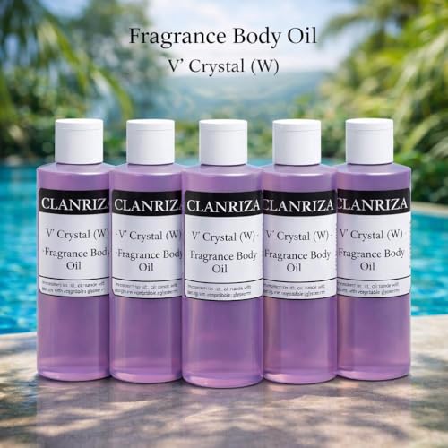 1 Fl Oz V' Crystal Natural Fragrance Body Oil For Women - Product Imagery