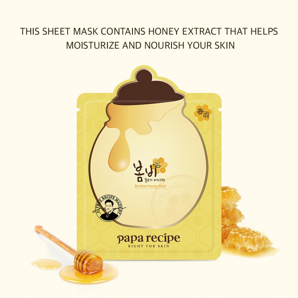 Papa Recipe Bombee Honey Mask Pack 25g * 1 sheets - Sheet Mask, Facial - View 3
