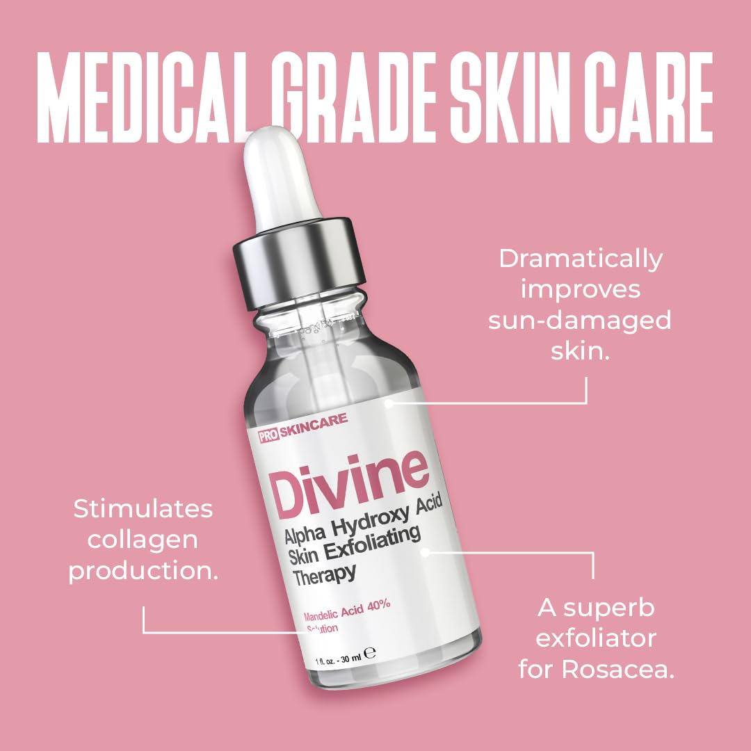 Mandelic Acid Clearing Serum for Acne Scars, Folliculitis, Aging - Divine Derriere