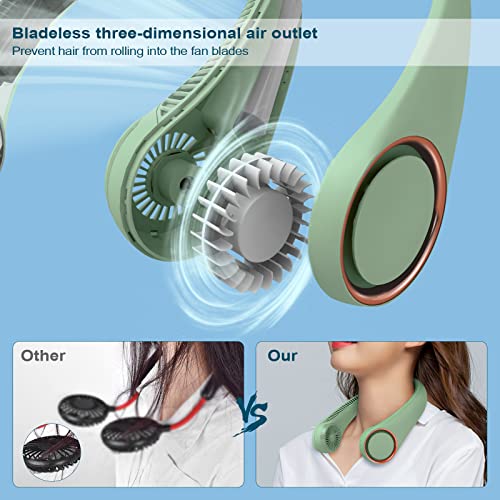 CIVPOWER Neck Fan: Portable Personal Neck Cooling Rechargeable - Product Imagery