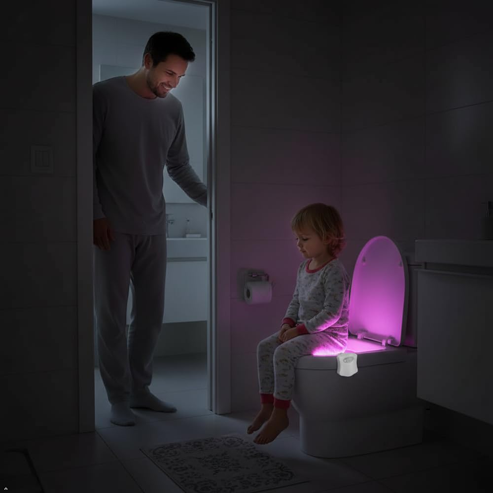 Toilet Light Motion Sensor Unique White Elephant Gift Ideas Tech Acces - View 9