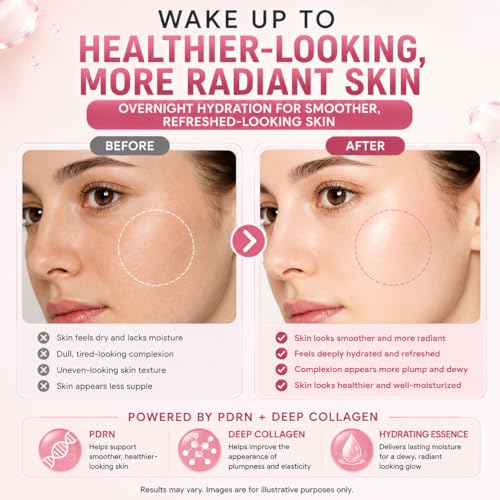 Salmon DNA PDRN Collagen Face Mask – Korean Face Mask for Glass - Product Imagery