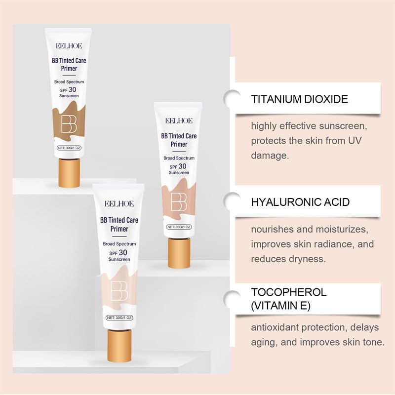BB Tinted Moisturizer SPF 30, Full Coverage Light-Medium Skin - Product Imagery