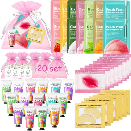 Bulk Spa Party Favors for Women Portable Skincare Gift Set - Beauty Bar Official Imagery - 1