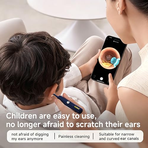 Ear Wax Removal Camera with Light, 1080P HD Visual Ear Cleaner, - Product Imagery