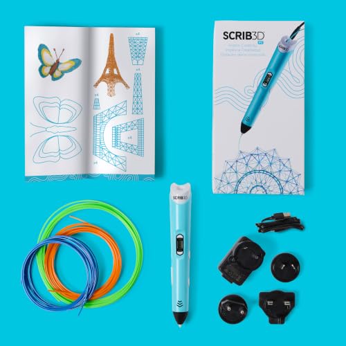 SCRIB3D P1 3D Printing Pen with Display - Includes 3D Pen, 3 - Product Imagery