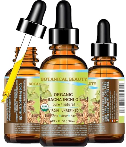 Botanical Beauty Organic SACHA INCHI OIL 100 Natural Pure - Botanical Beauty Official Imagery - 1