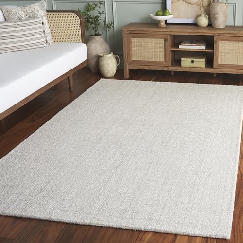 SAFAVIEH Area Rug 4x6 - Abstract Collection - Beige, Handmade, - Product Imagery