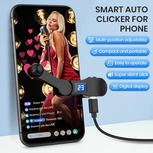 Auto Clicker for Smart Phone, Phone Screen Tapper 107-Speed for - Product Imagery