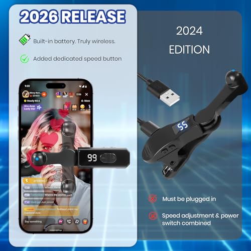 Auto Clicker Wireless Tapper for TikTok iPhone Android Smartphone - Product Imagery