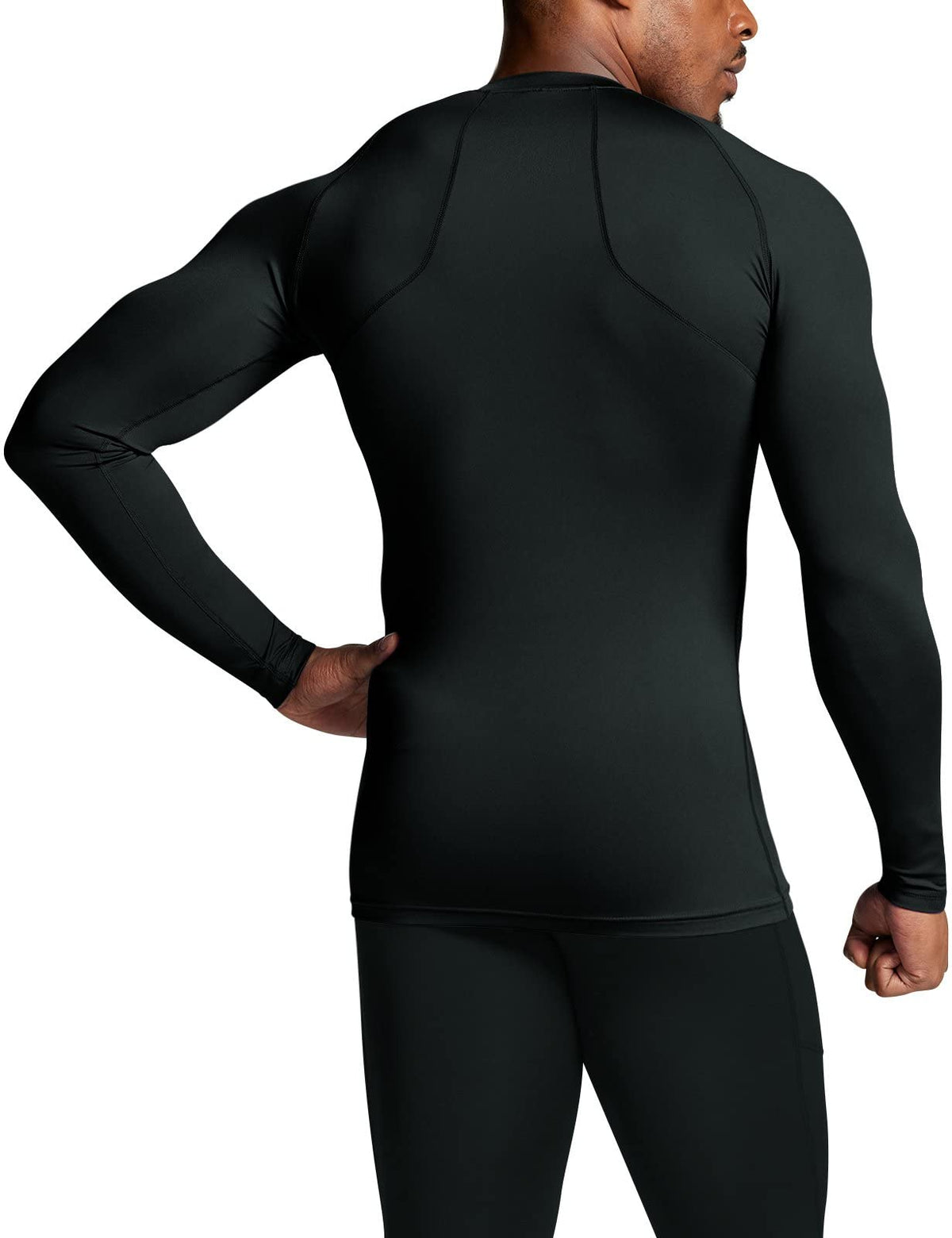 ATHLIO Men s UPF 50 Long Sleeve Compression Shirts Water - ATHLIO Official Imagery - 4