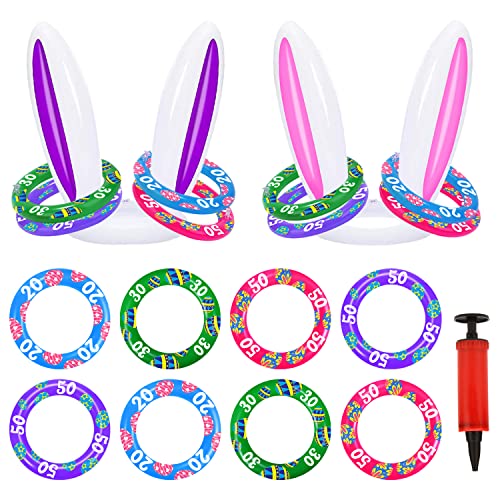 Easter Bunny Ear Ring Toss Game 2Pack, Easter Egg Fillers & - Product Imagery