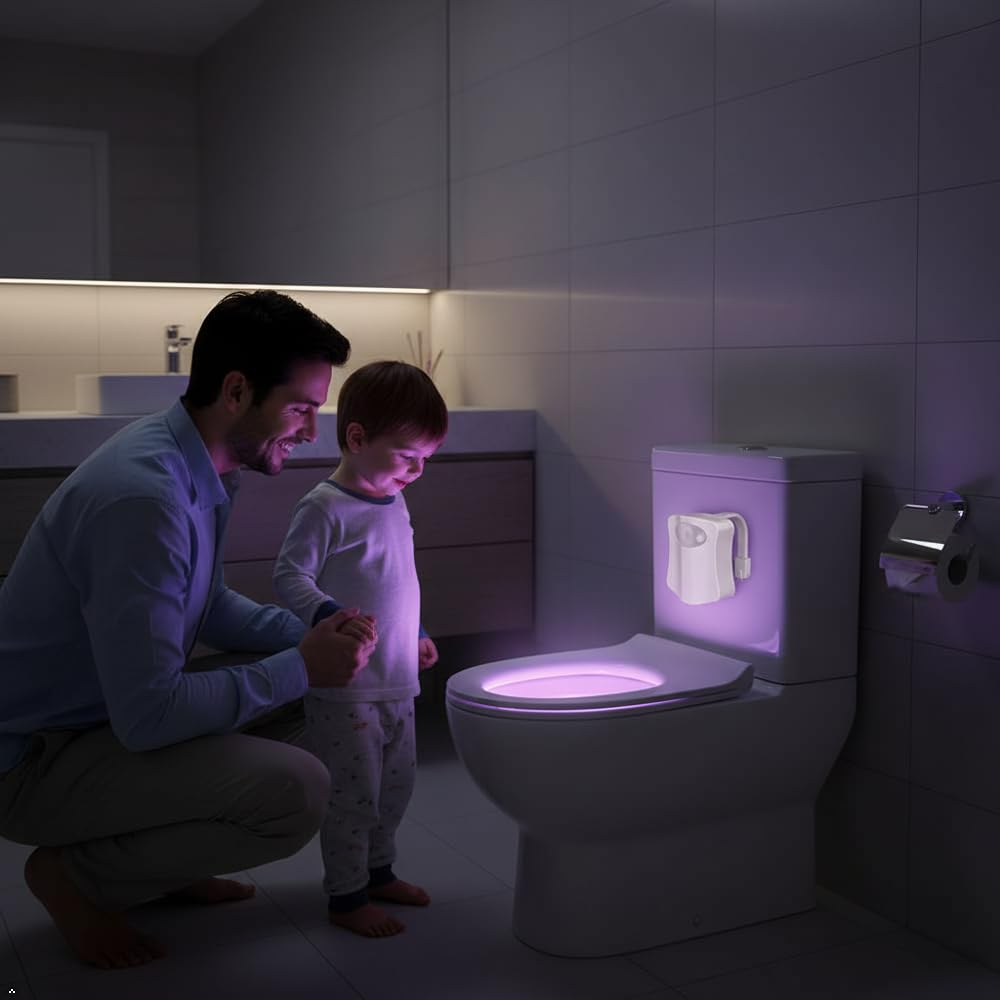 Toilet Light Motion Sensor Unique White Elephant Gift Ideas Tech Acces - View 7