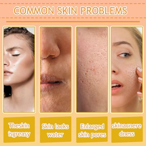 Turmeric Skin Care Set,Facial Kit with Facial Cleanser,Toner,Eye - Product Imagery