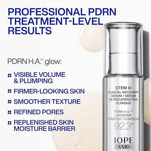 IOPE XMD Stem III Clinical Recovery Serum - Professional PDRN - Product Imagery