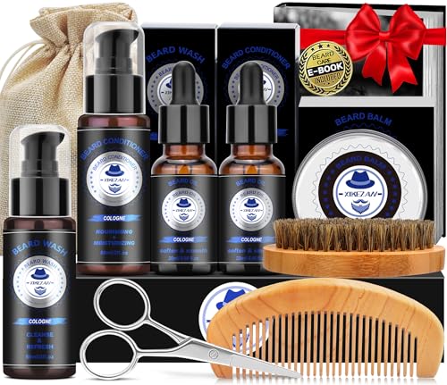 XIKEZAN Beard Kit for Men Grooming Care w Cologne Soften - XIKEZAN Official Imagery - 1