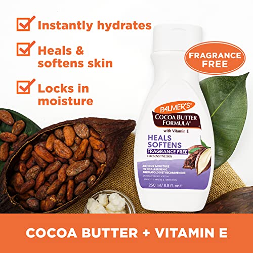 Palmer's Fragrance Free Body Lotion, Cocoa Butter Formula (8.5 - Product Imagery