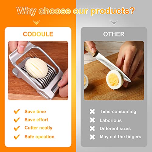 Egg Slicer for Hard Boiled Eggs Egg Cutter Strawberry Slicer - Product Imagery