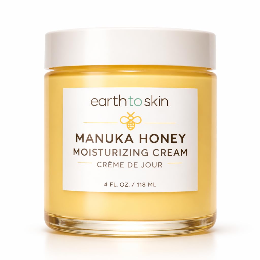 Earth To Skin Manuka Honey Day Gel Cream, Hyaluronic Acid, 4 fl - Product Imagery