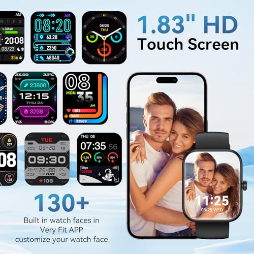 Smart Watch for Men Women with Alexa Built-in, Bluetooth - Product Imagery